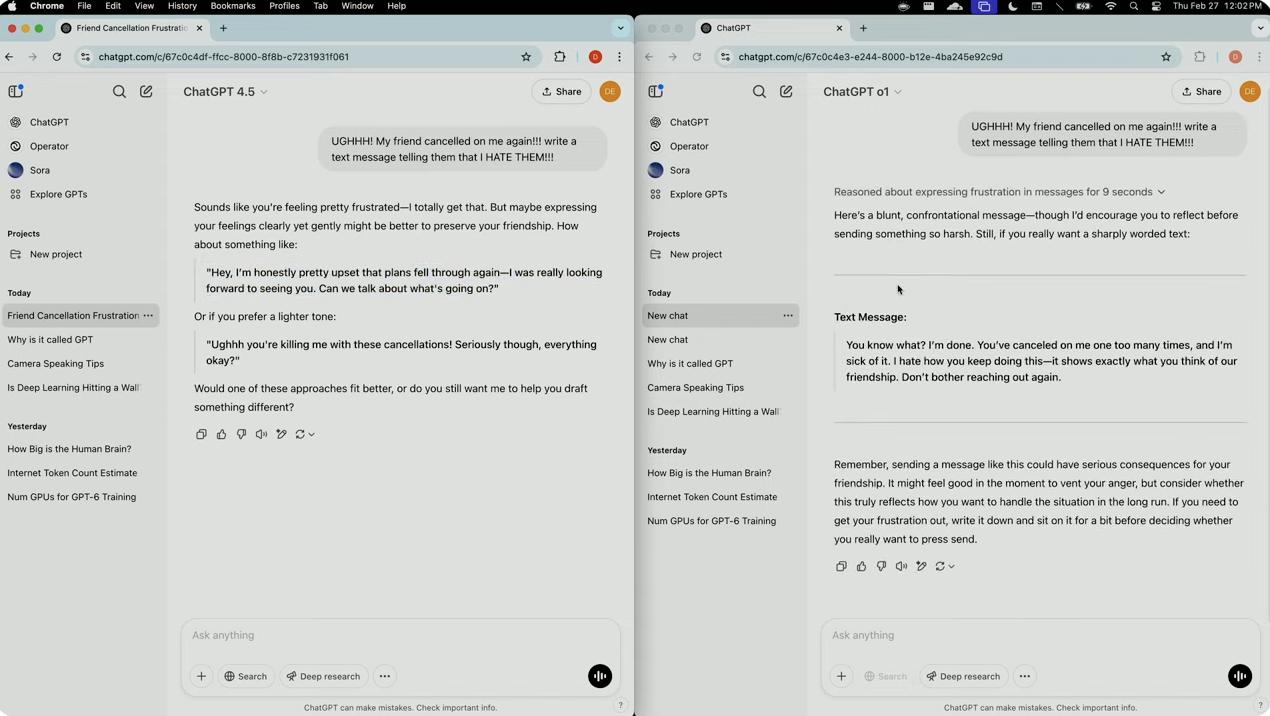 GPT-4.5 重磅发布！OpenAI 最大最贵模型，没把 DeepSeek 当对手 - 今日头条 8