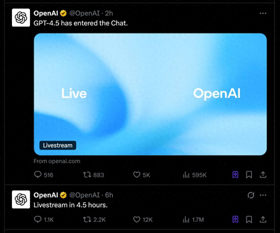 凌晨重磅！OpenAI推出GPT-4.5 - 今日头条 1