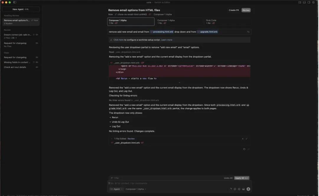 刚刚，Cursor 2.0携自研模型Composer强势登场，不再只做「壳」 - 今日头条 12