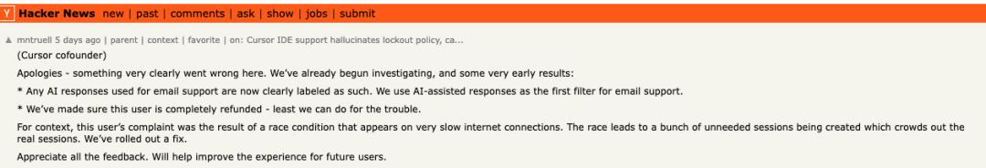 被自家AI坑惨！一句误导引发程序员退订潮，Cursor CEO亲自道歉 - 今日头条 11